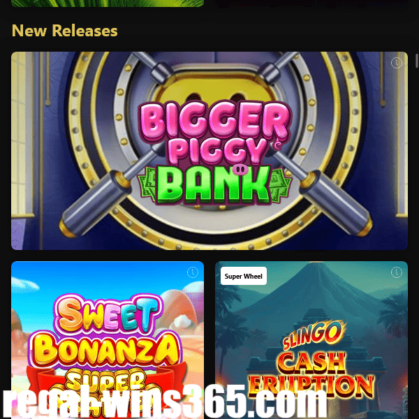 Regal Wins Casino New Releases Section